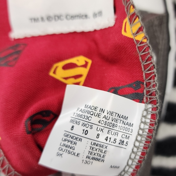 NEW Converse All Star Superman Men 8/Women 10 - Picture 11 of 11